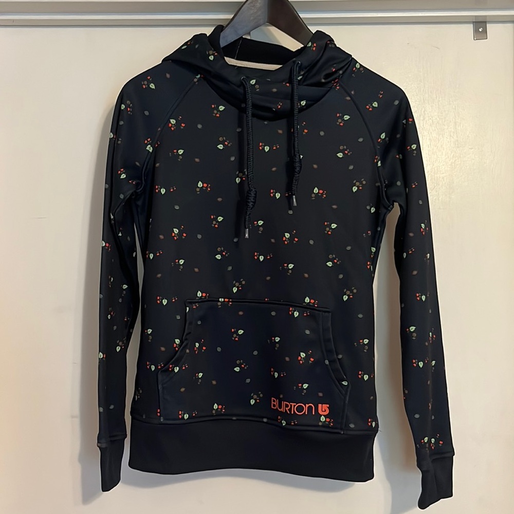 Burton Dryride Fleece Hoodie w Cherry details